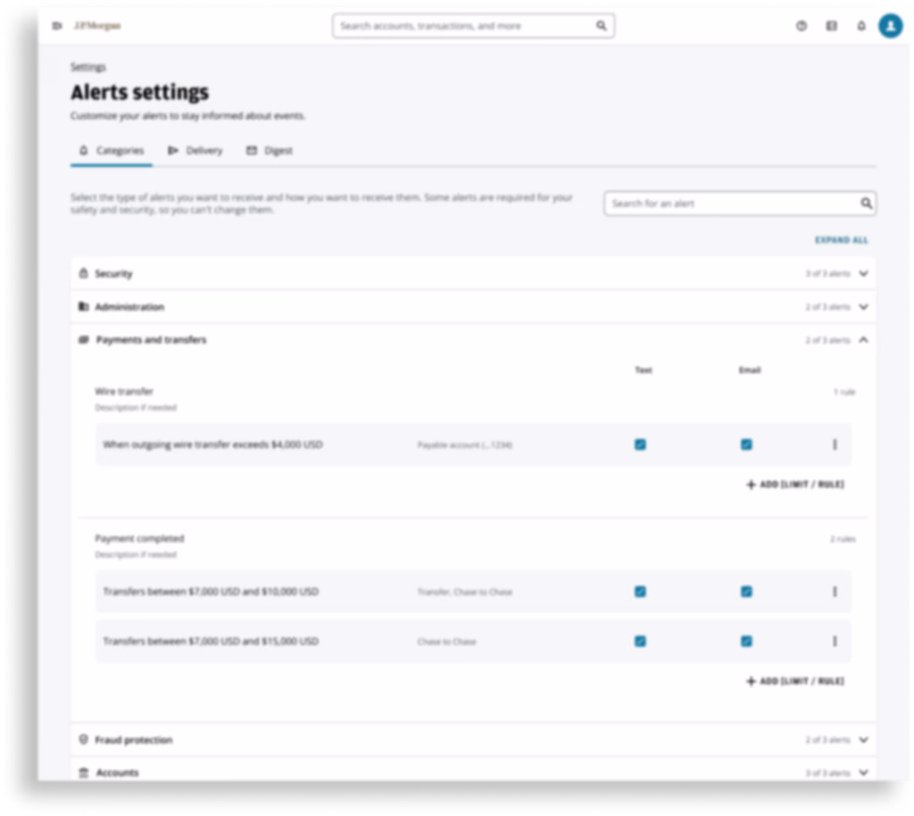 User control through customization